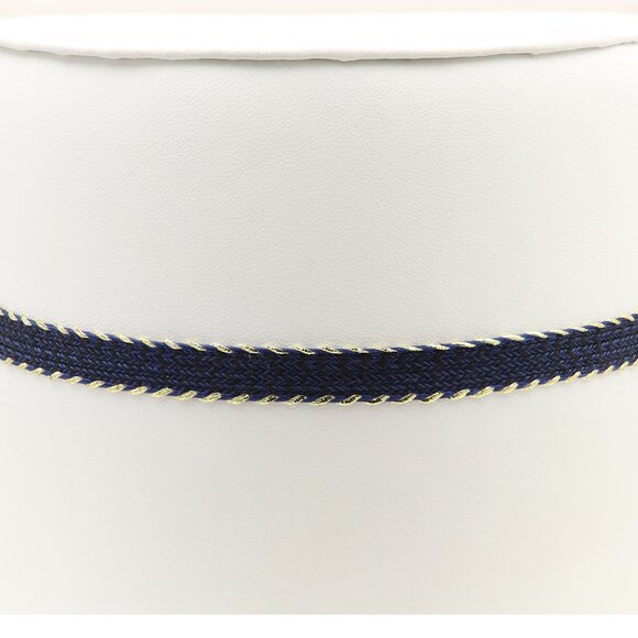 Blue Lace Gothic Choker Adjustable Length Fancy Trim chokers (#75) - Picture 9 of 10